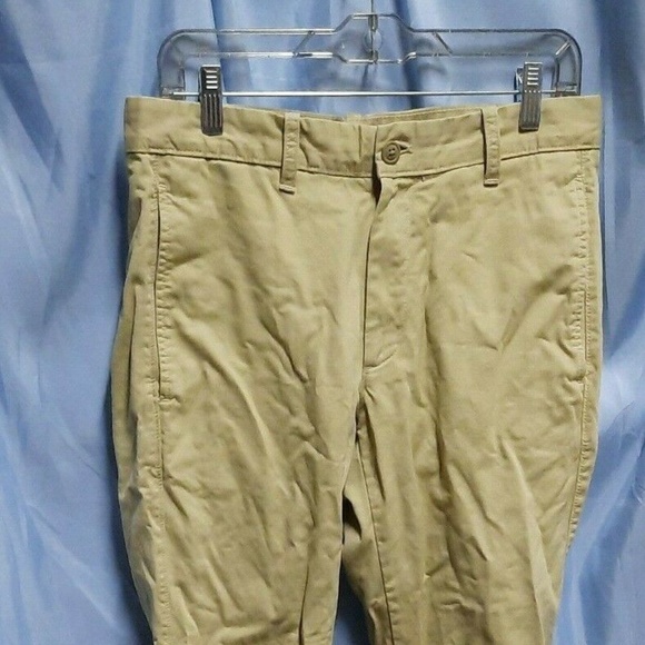 Gap Pants | Gap Original Khaki Pants 30x30 100% Cotton Tan Brown 30W 30L Flat Front Pockets | Color: Brown/Tan | Size: 30 | Pm-97756683's Closet